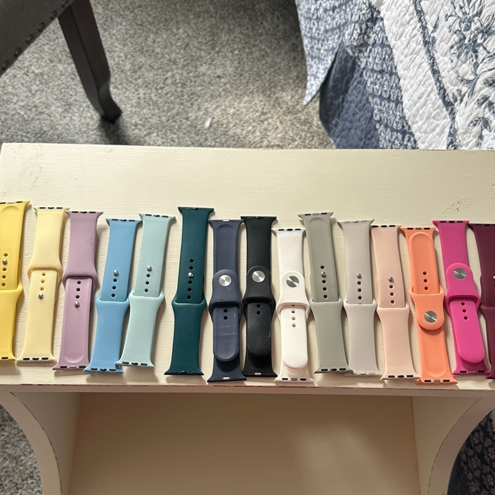 Stylish Silicone Watch Bands Set for Women-15
